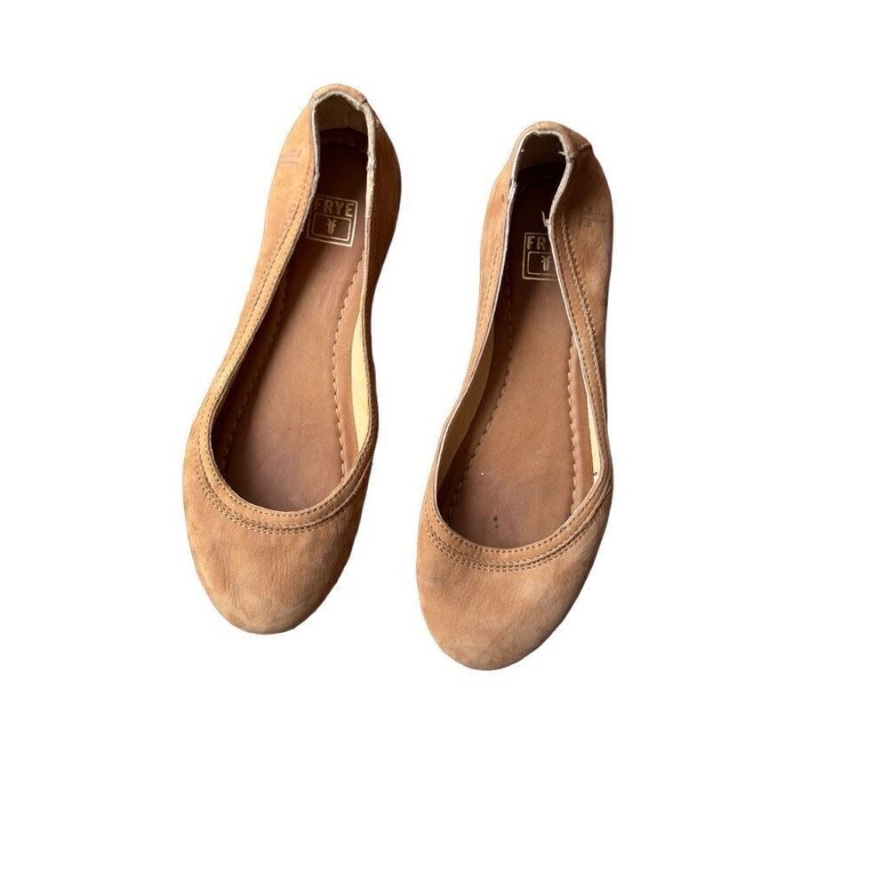 Frye Carson tan Ballet Flat sz 6.5